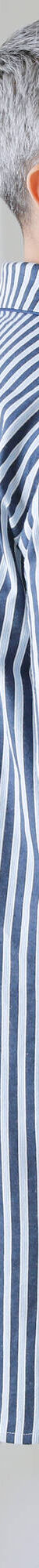 Gestreepte pyjama in liketstijl - katoenflanel (marine / ecru) Gestreepte pyjama in liketstijl - katoenflanel (marine / ecru)